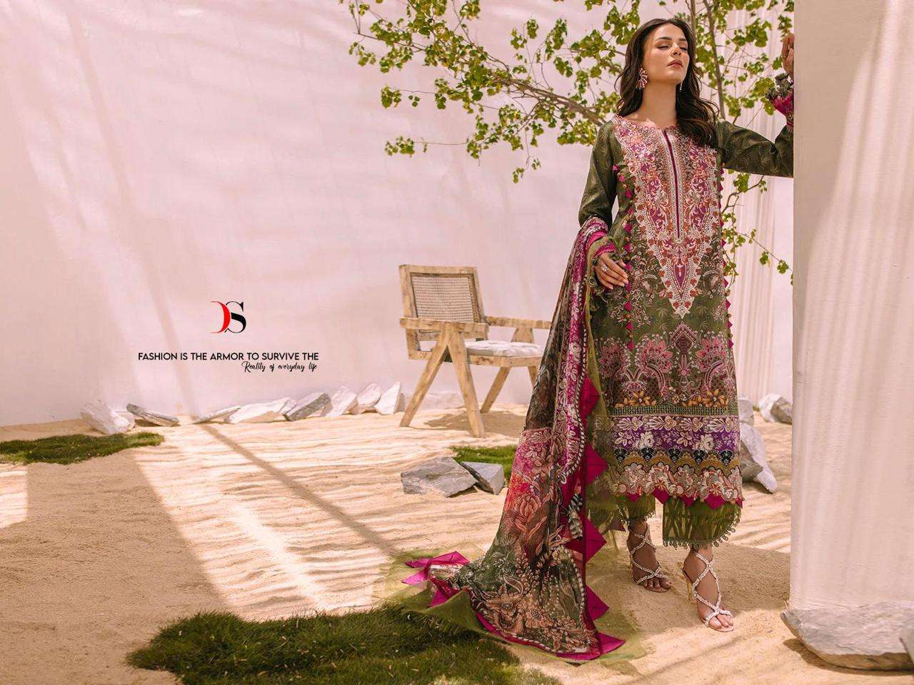 Firdous Classic Lawn 23 by Deepsy - OPEN PICS 